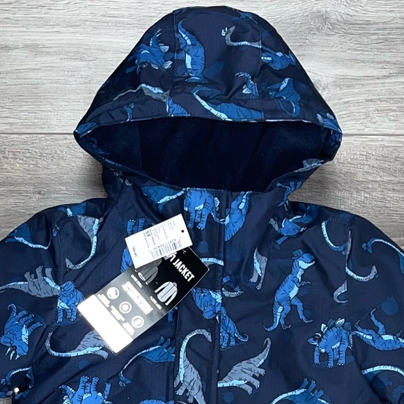 NWT Children’s Place Dinosaur 3-in-1 Winter Coat 5T Blue - Picture 12 of 12